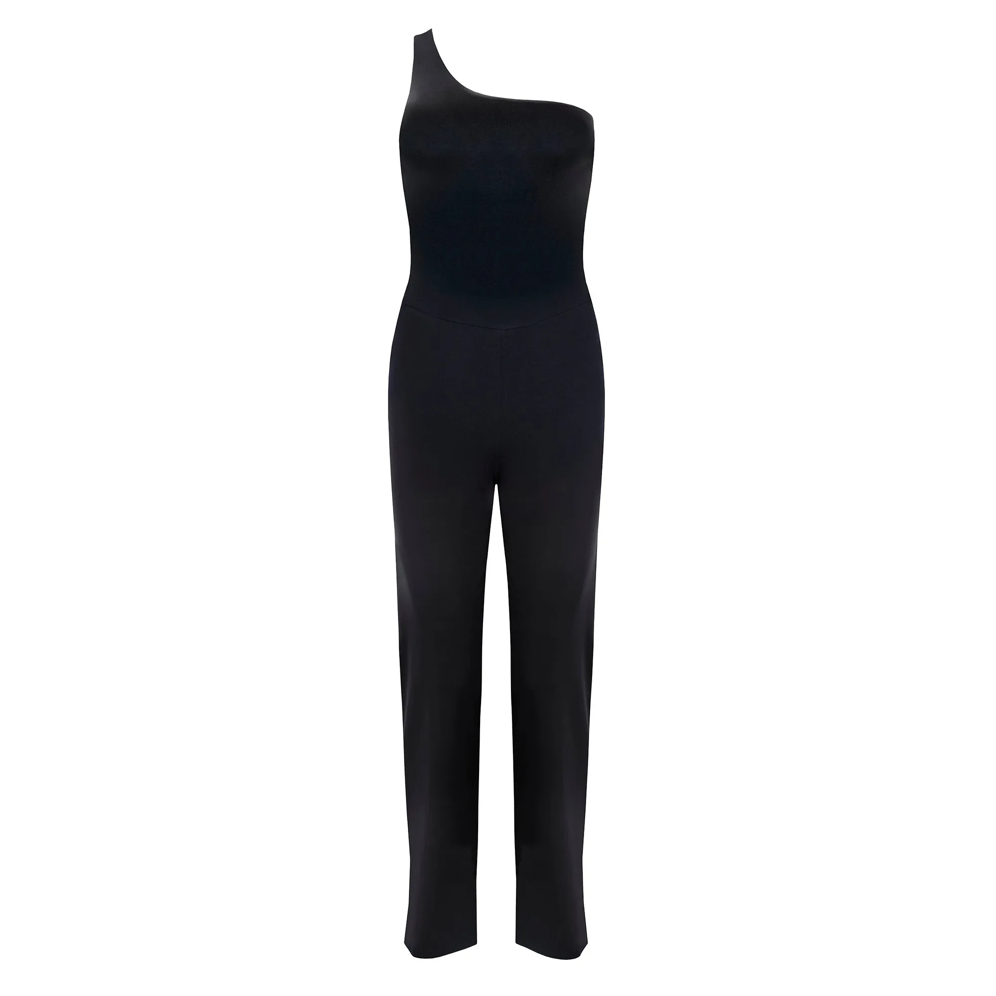 One Shoulder Jumpsuit in Black