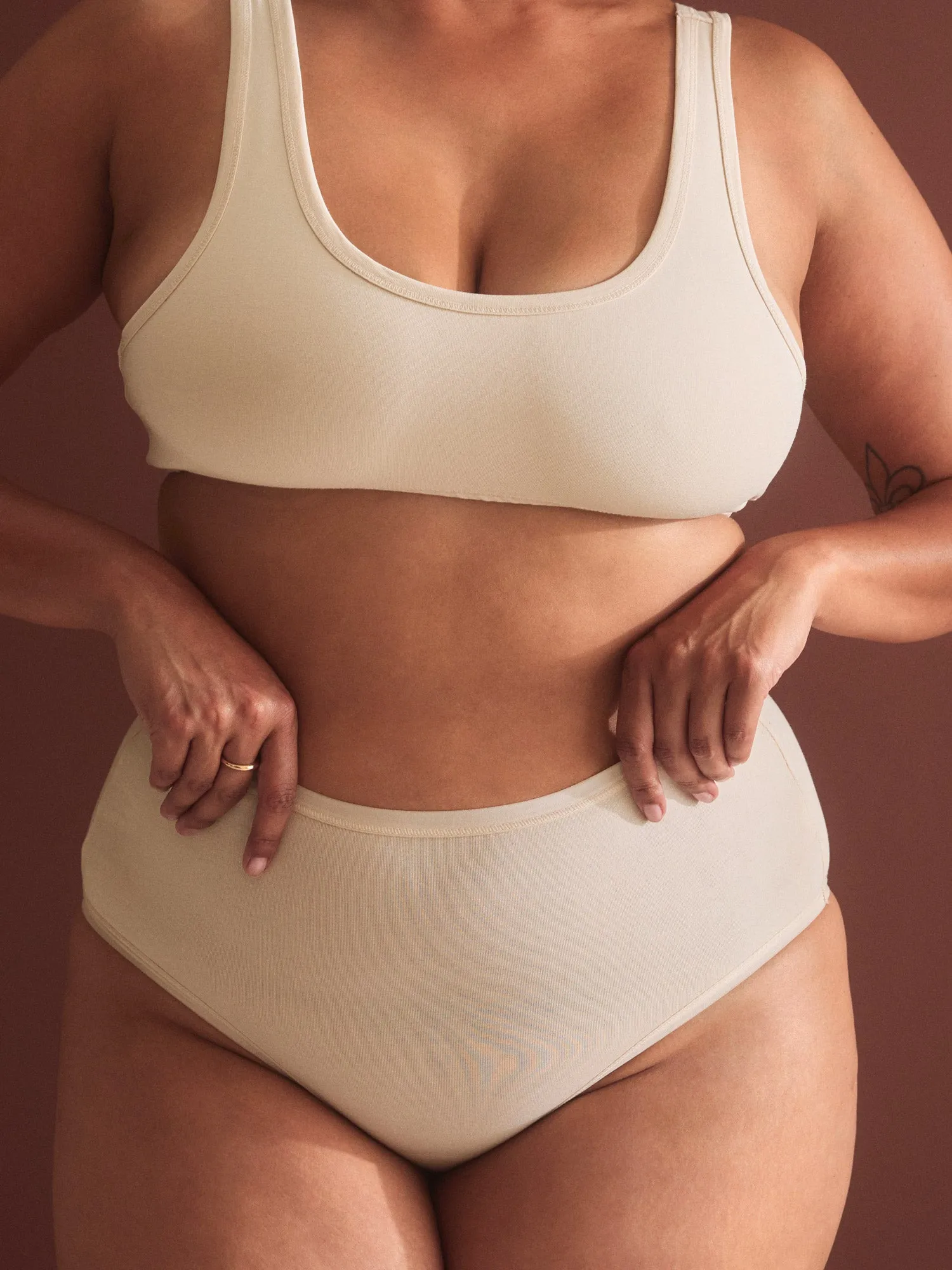 Organic Comfort High Waist Brief