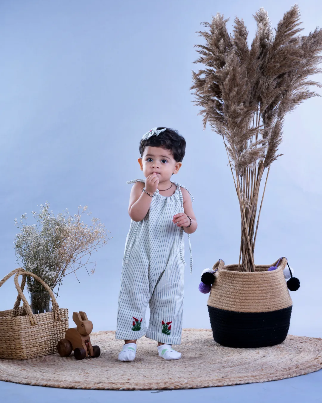 Organic Cotton Extendable Baby Jumpsuit for Girls