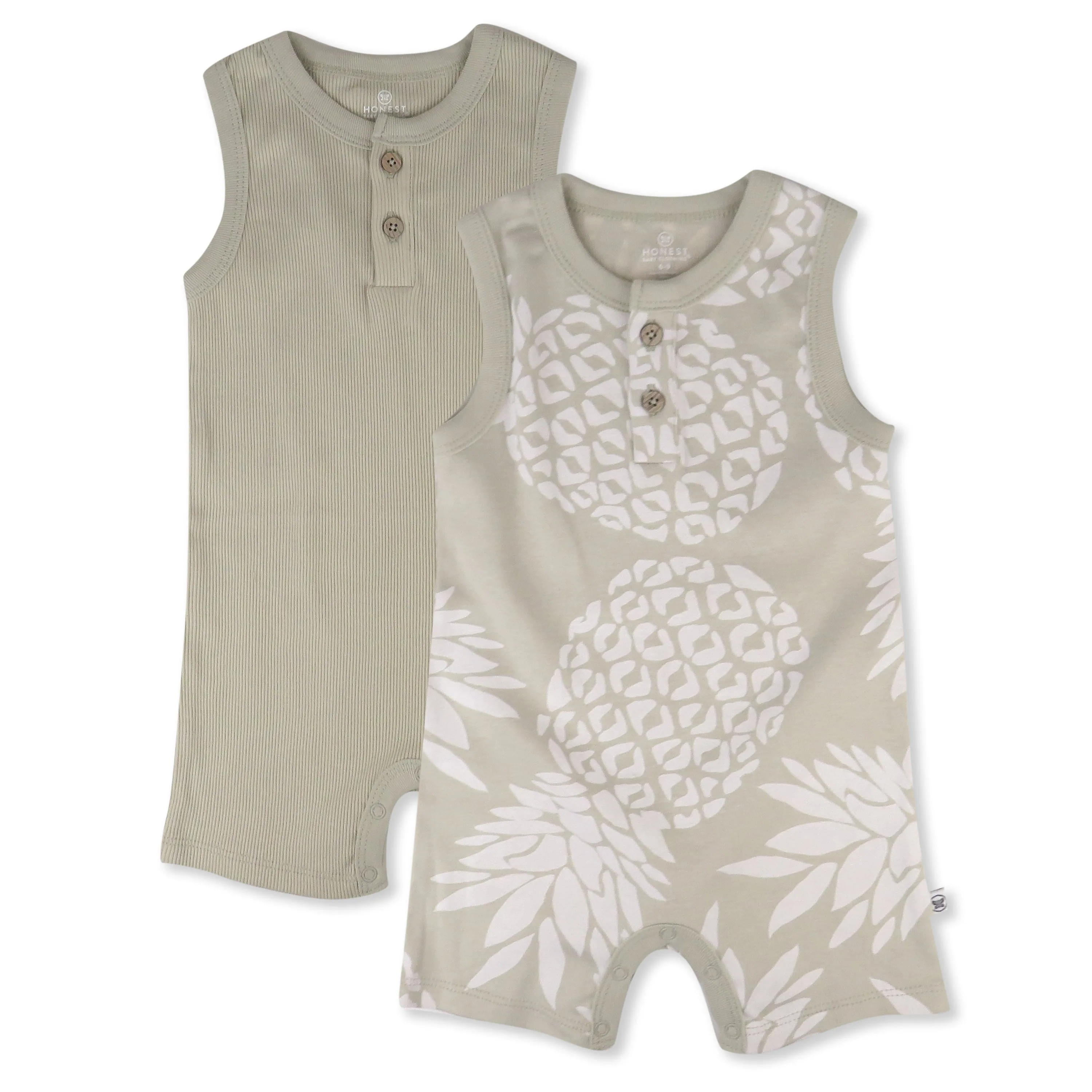 Organic Cotton Jumpsuit Romper Set