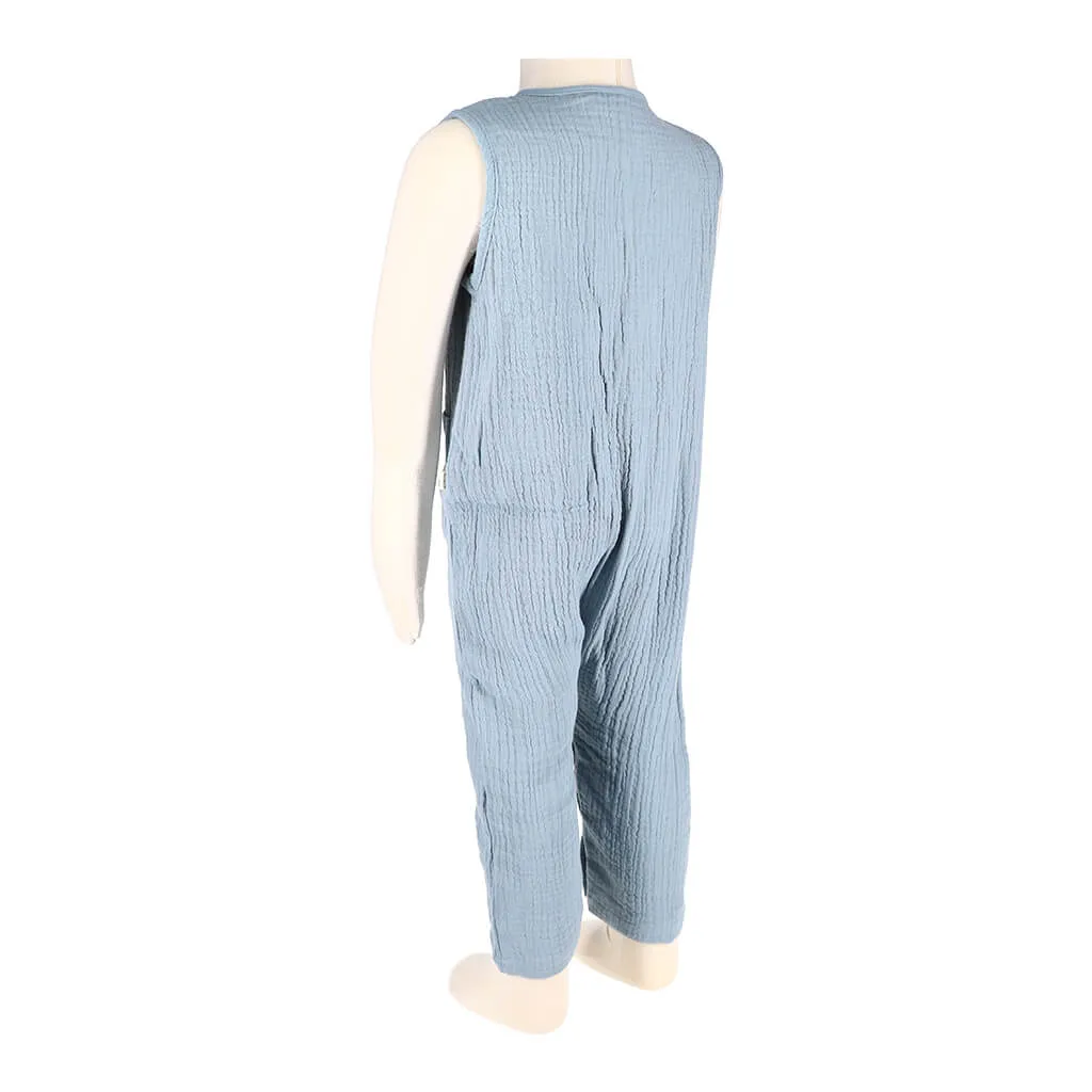Organic Muslin Jumpsuit Ocean Adventure