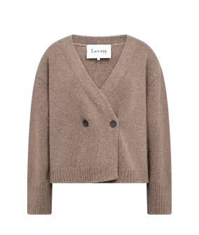 Perle Knitted Cardigan - Beige