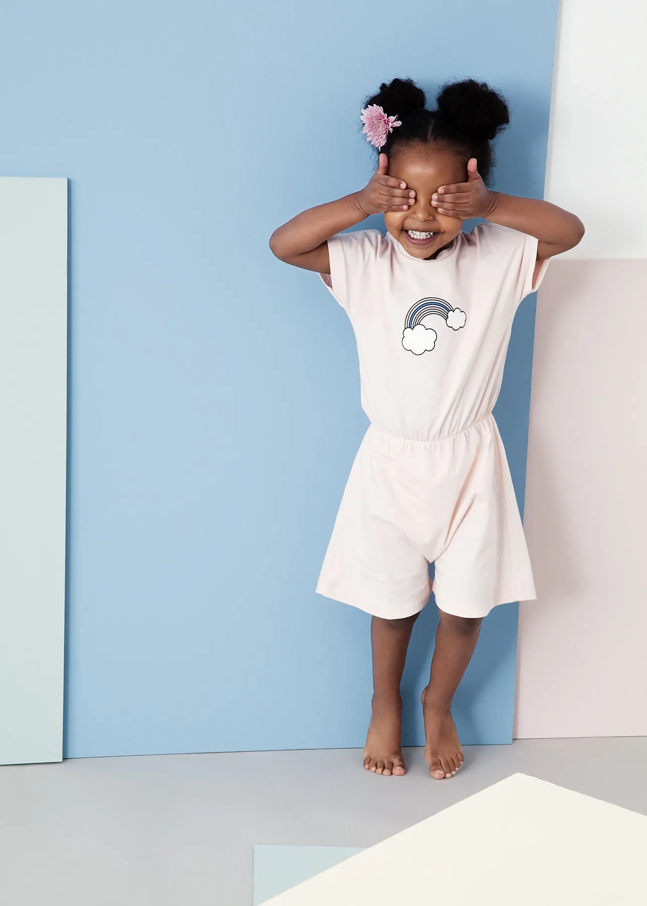 PLAYSUIT RAINBOW Soft Pink