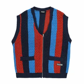 Pleasures Hombre Cardigan Vest (Multi)