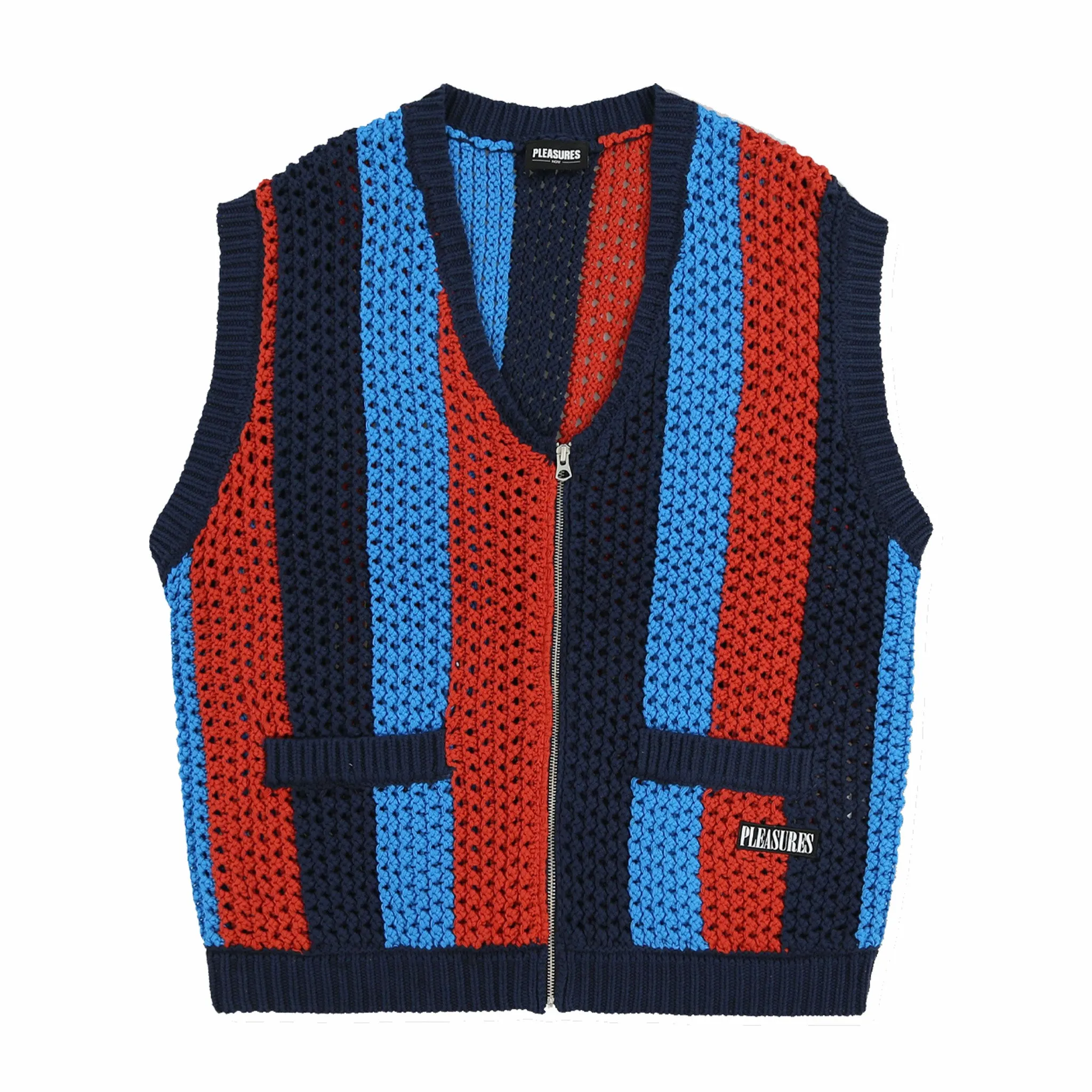 Pleasures Hombre Cardigan Vest (Multi)