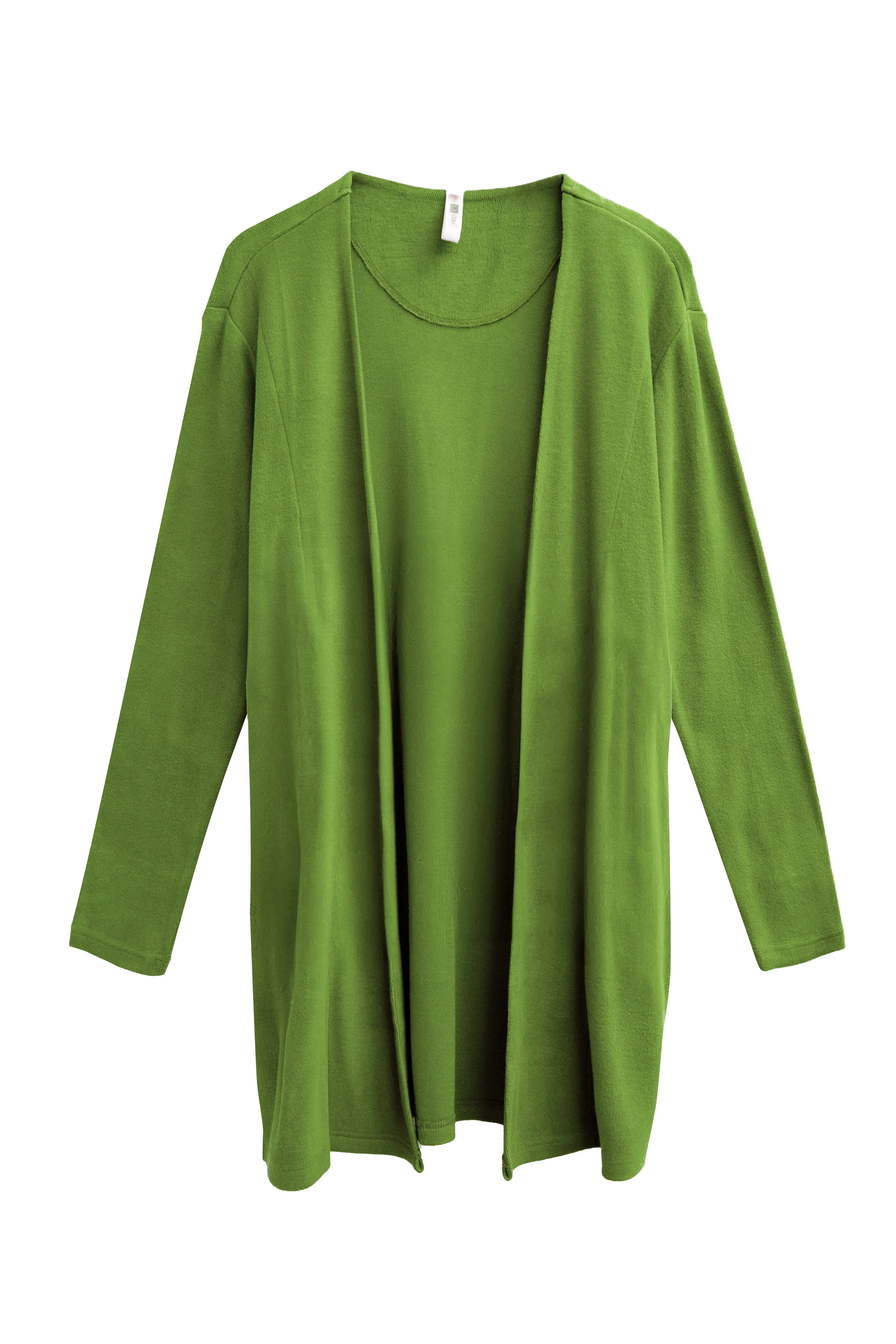 Plus Size Comfort Luxe Collection Knee Length Cardigan