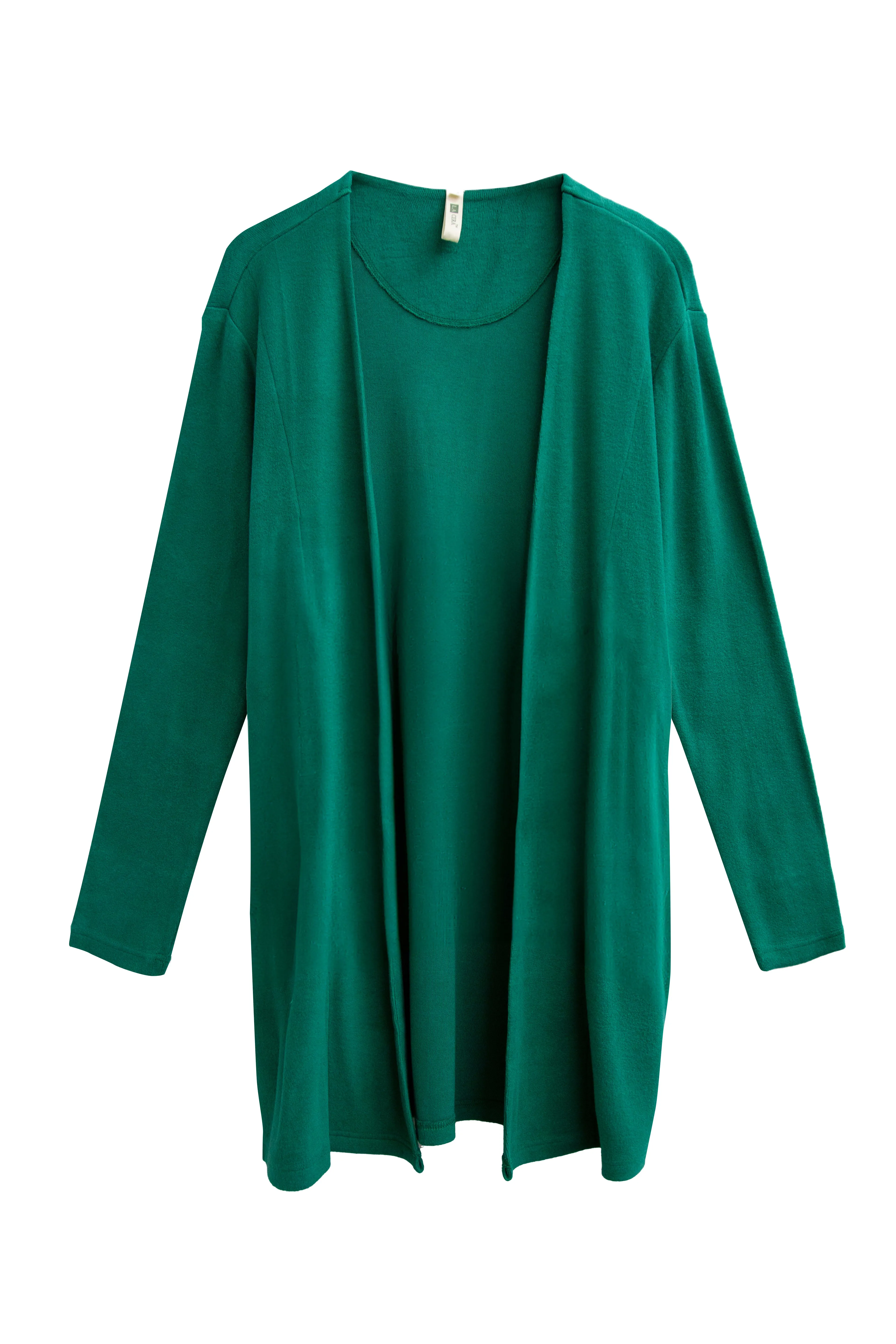 Plus Size Comfort Luxe Collection Knee Length Cardigan