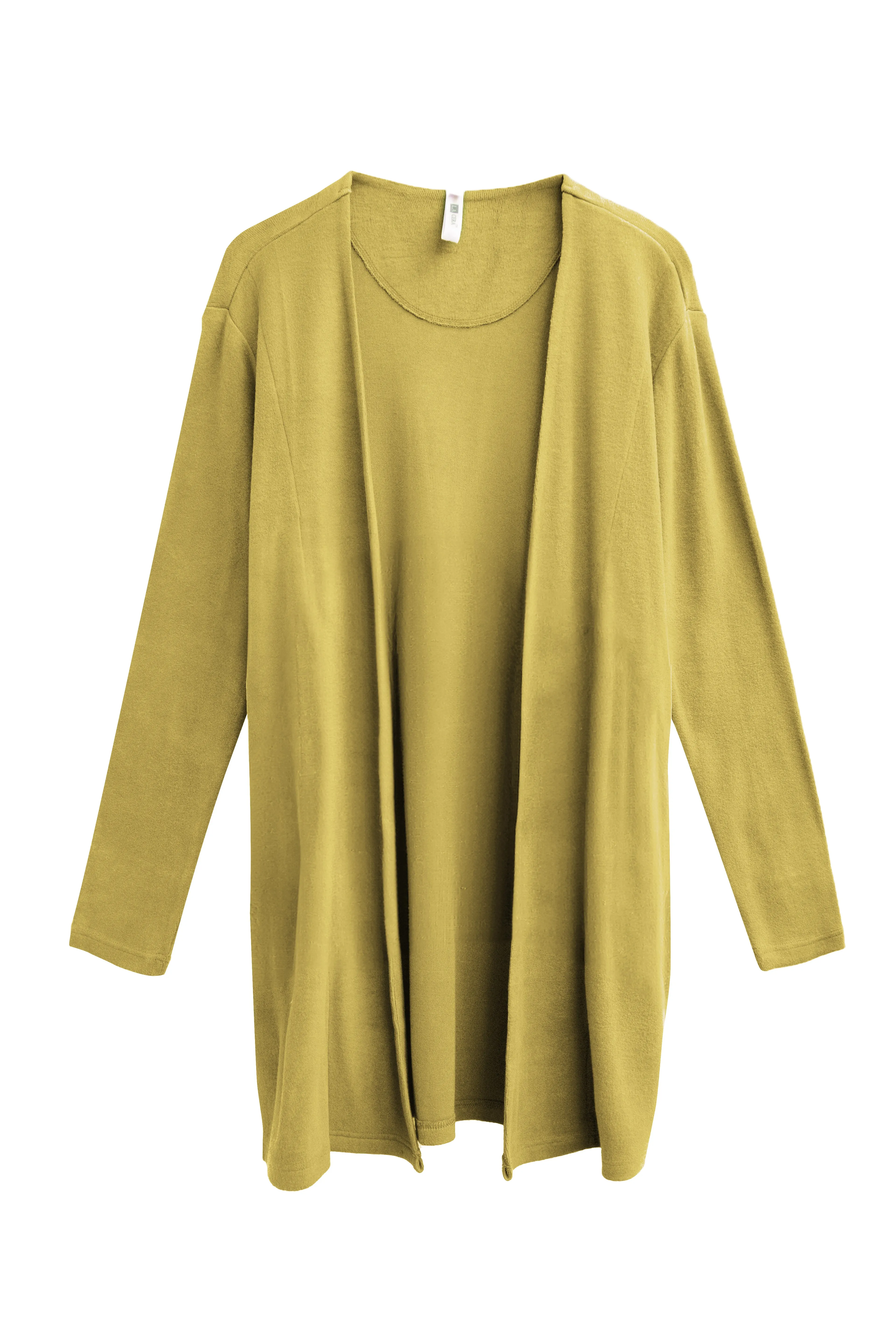 Plus Size Comfort Luxe Collection Knee Length Cardigan