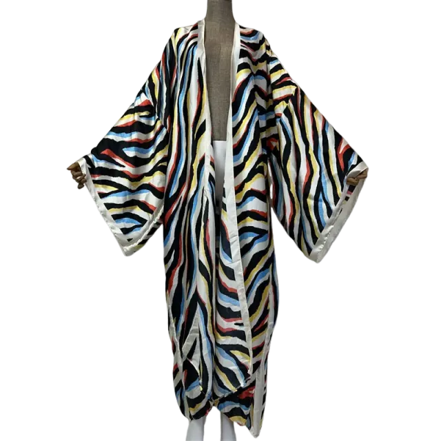 Pre Order: Vibrant Elegant Kimono Cardigan - WINI