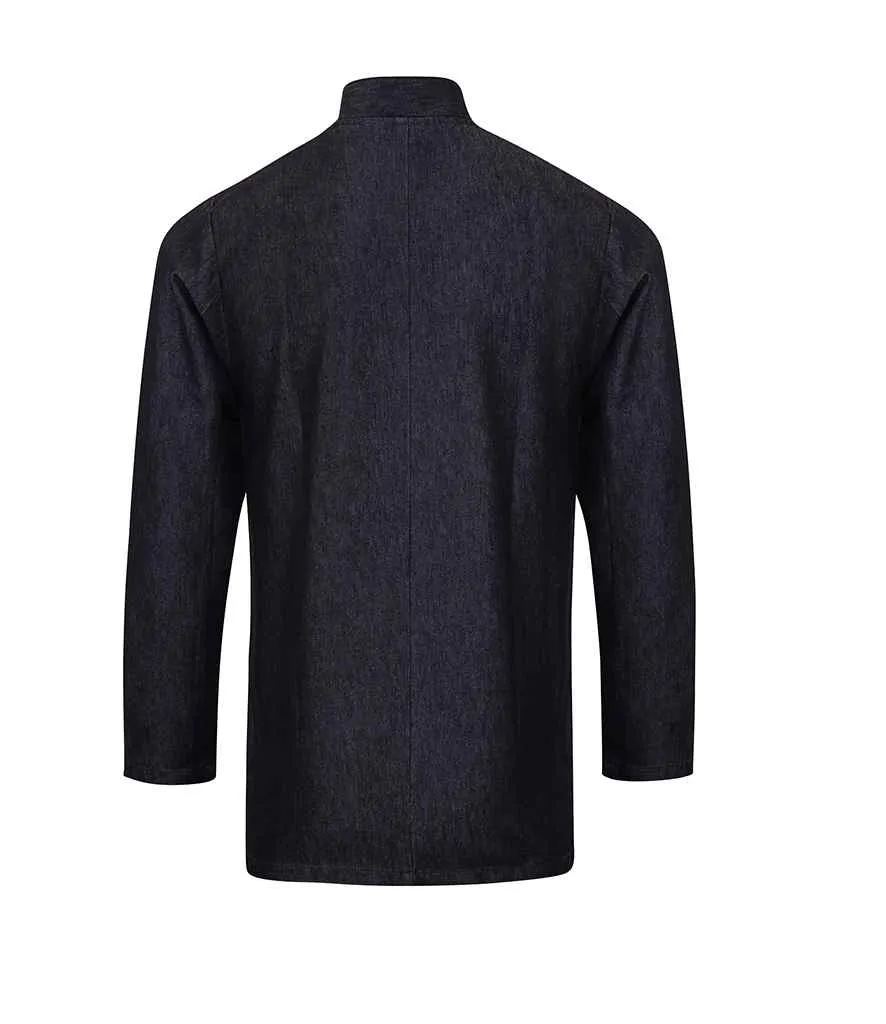 Premier Denim Chef's Jacket | Black Denim