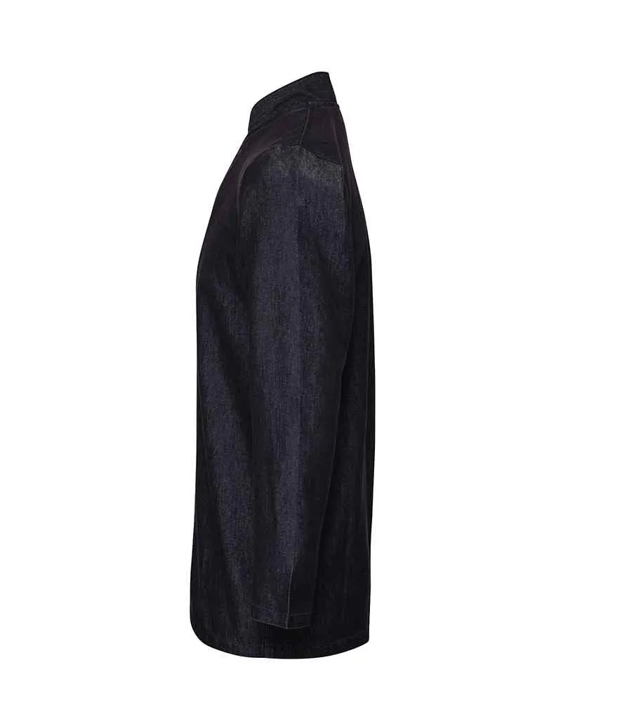 Premier Denim Chef's Jacket | Black Denim