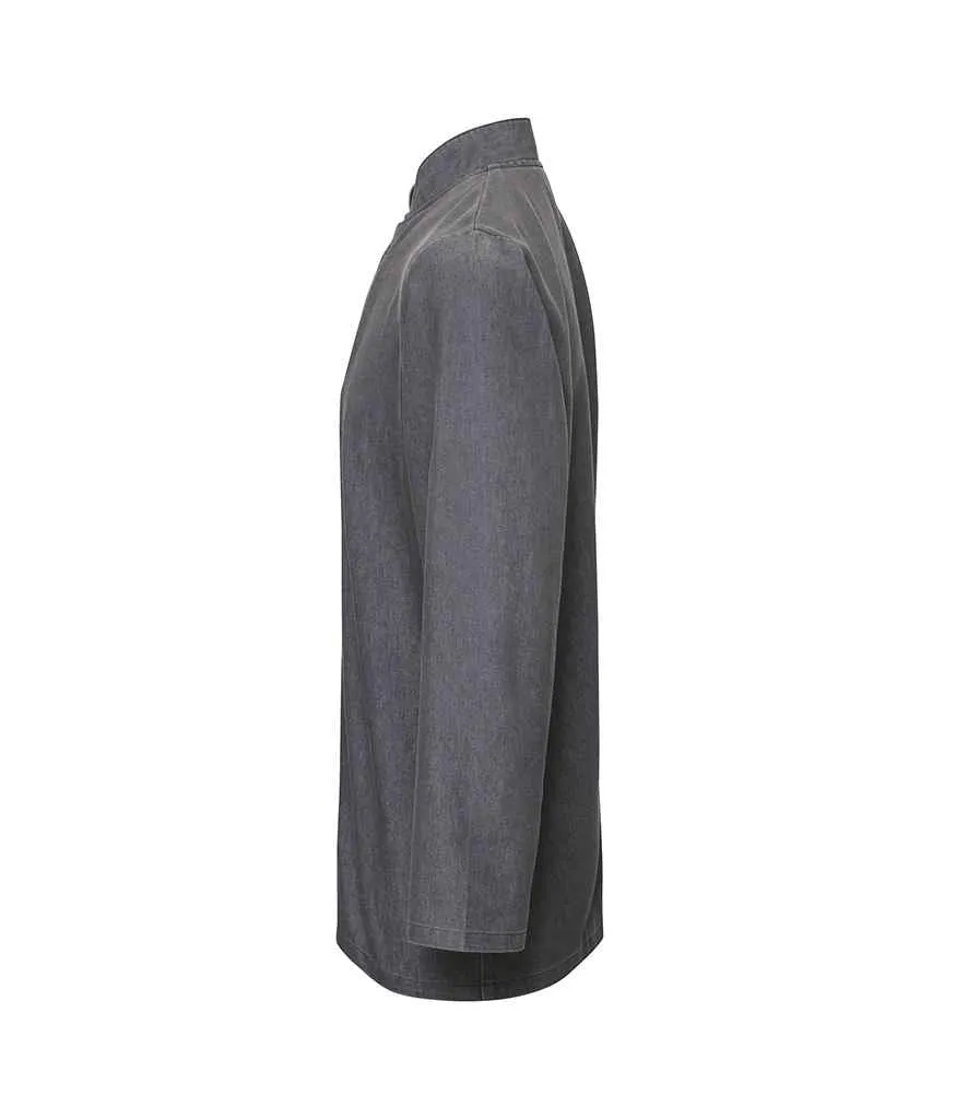 Premier Denim Chef's Jacket | Grey Denim