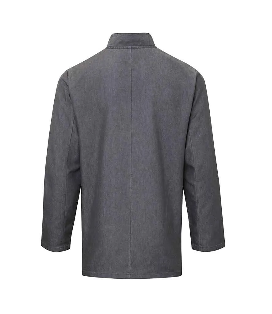Premier Denim Chef's Jacket | Grey Denim