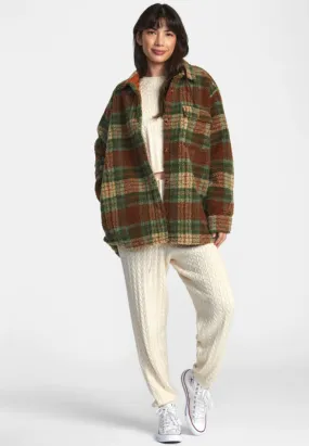 RVCA Birdie Shacket Flannel Jacket