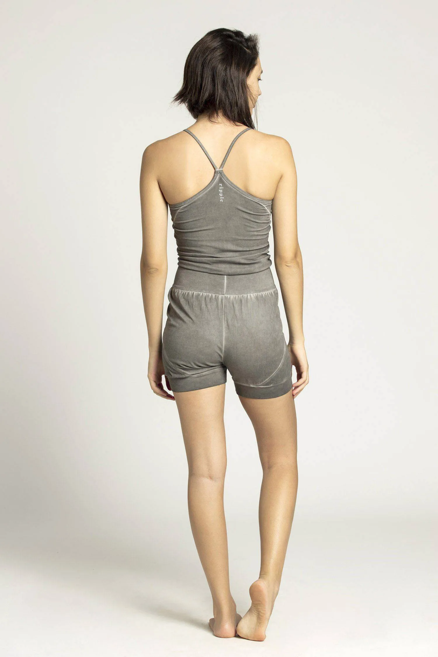 Stonewash Short Yoga Jumpsuit