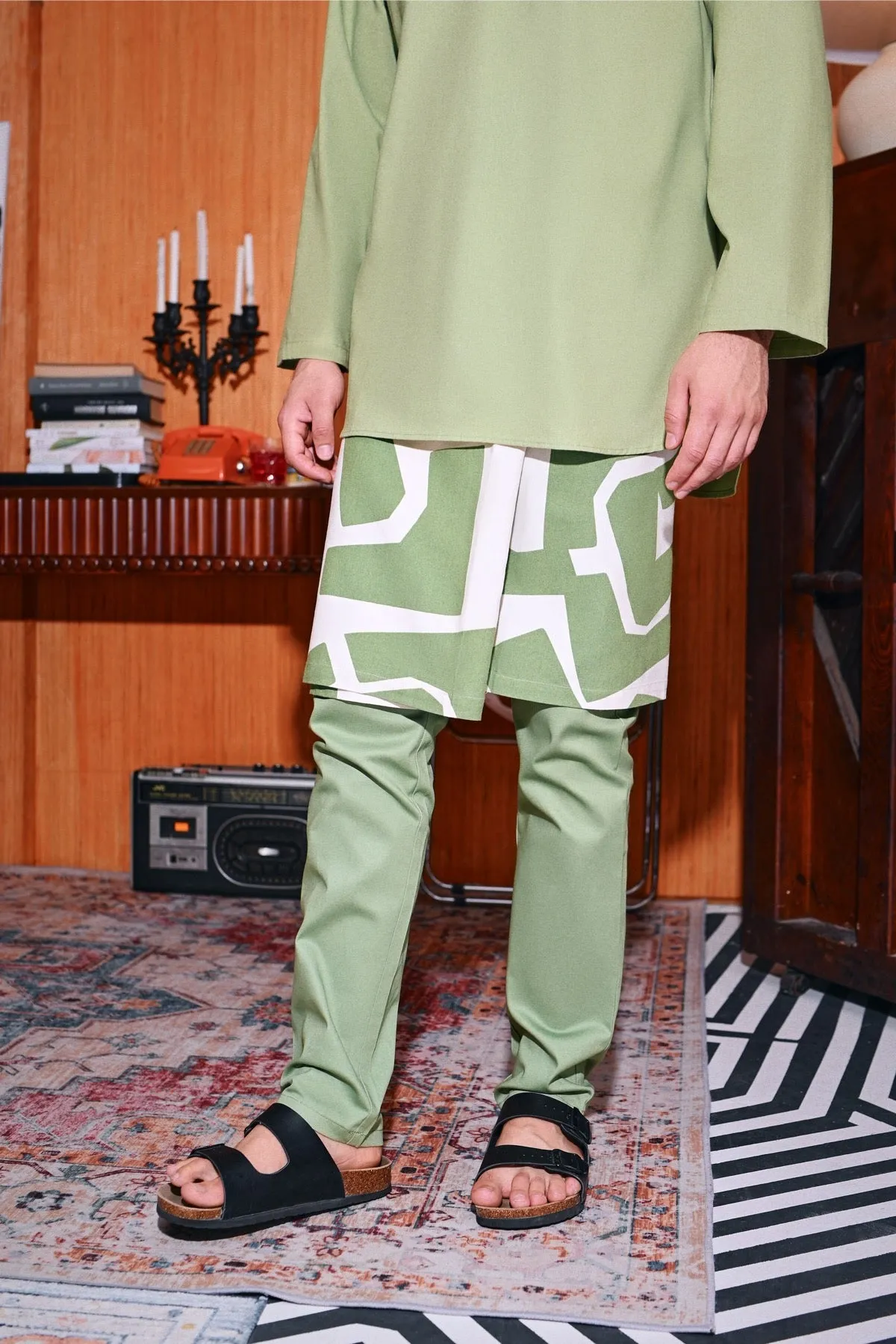 The Perfect Men Slim Fit Pants - Lawn Green