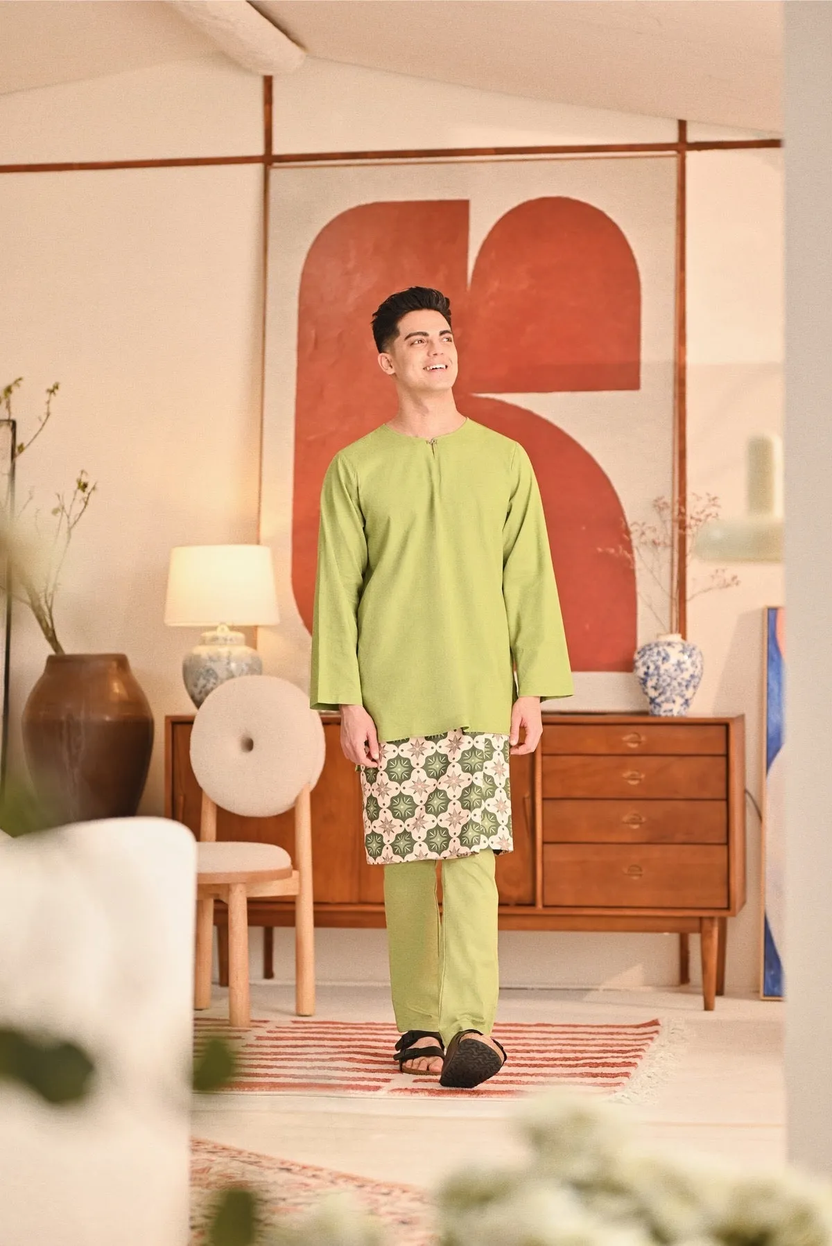 The Perfect Men Slim Fit Pants - Lawn Green