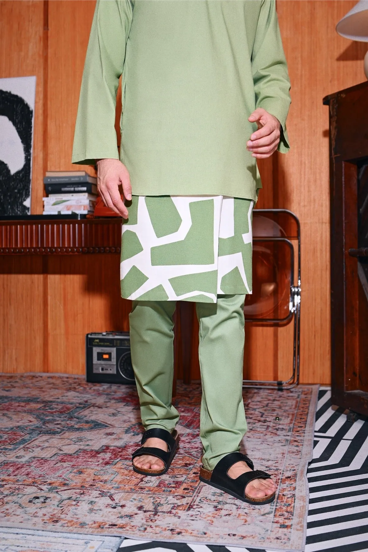 The Perfect Men Slim Fit Pants - Lawn Green