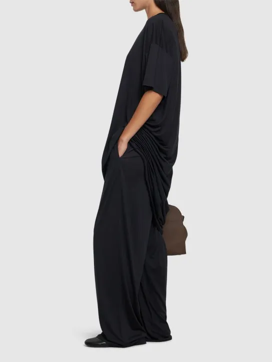 The Row   Lanuit cotton jersey wide pants 