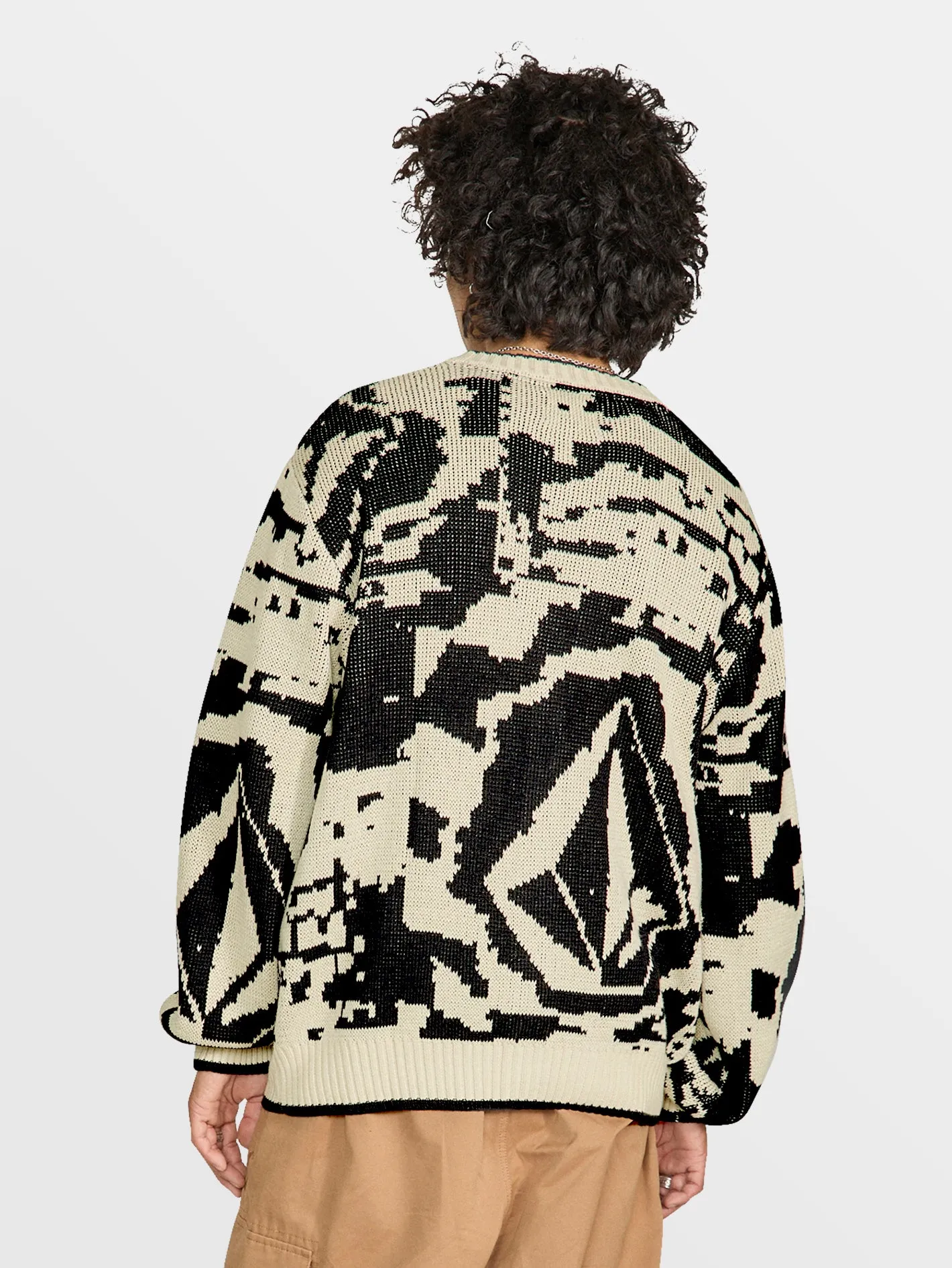 Tokyo True Collage Cardigan - Dirty White