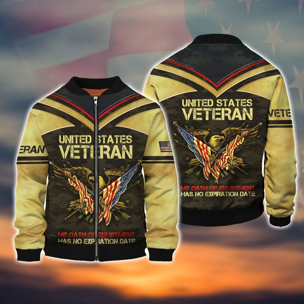 United States Veteran Shirts, 3D All Over Print Veteran Polo Shirt Short Sleeve, Best Gift For A Veteran