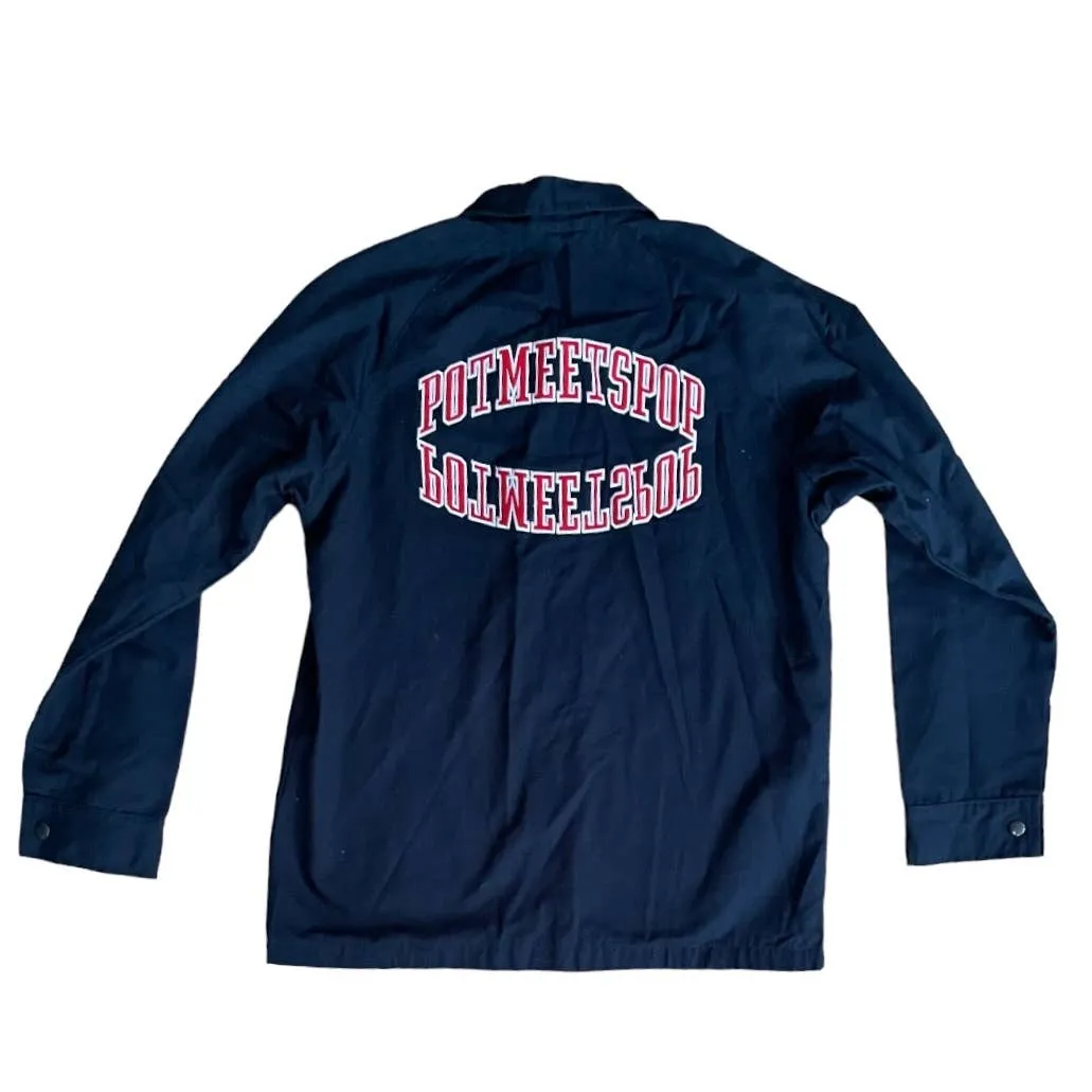 Urban Outfitters UO Pot Meets Pop Kush Coach Jacket Size M New