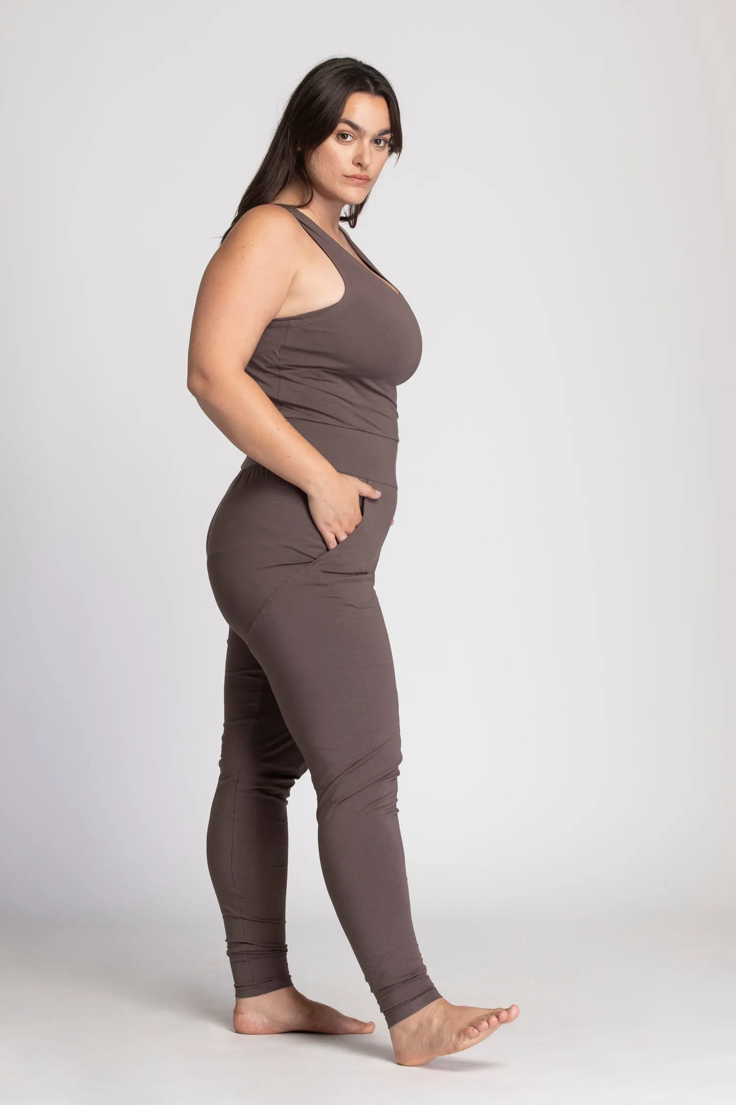 V Back Jumpsuit
