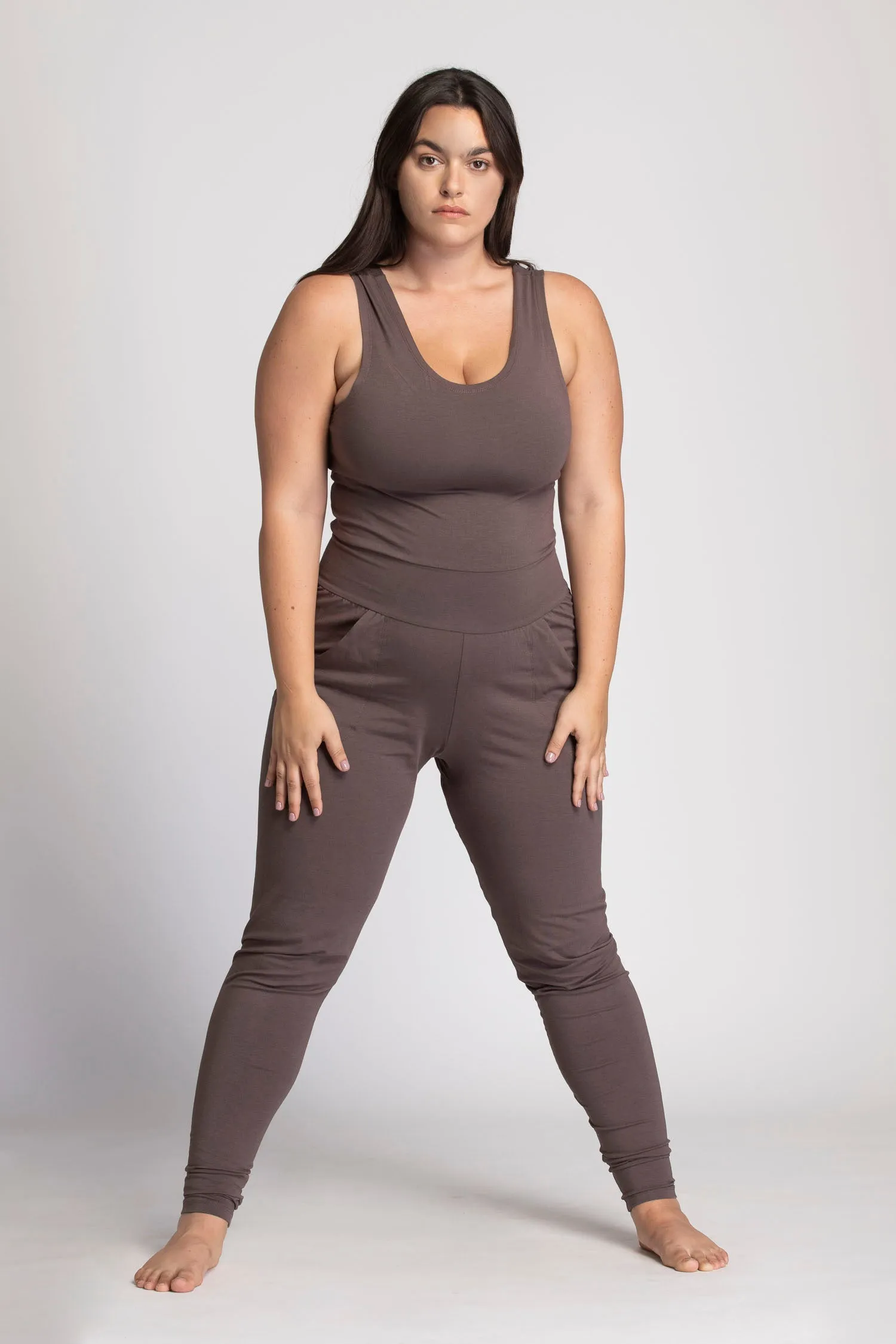 V Back Jumpsuit