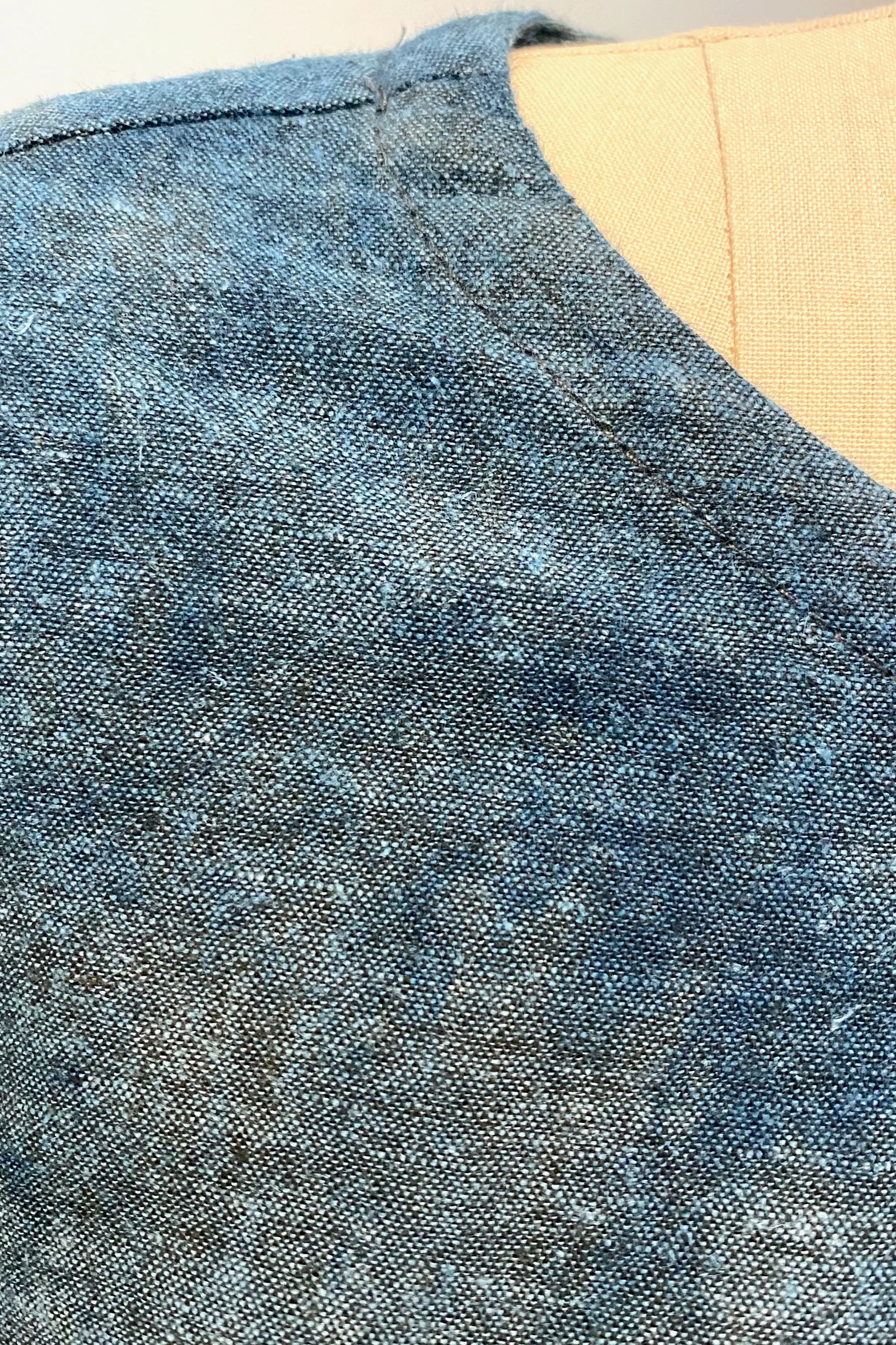 Vega Top | Organic Cotton & Hemp | Blue