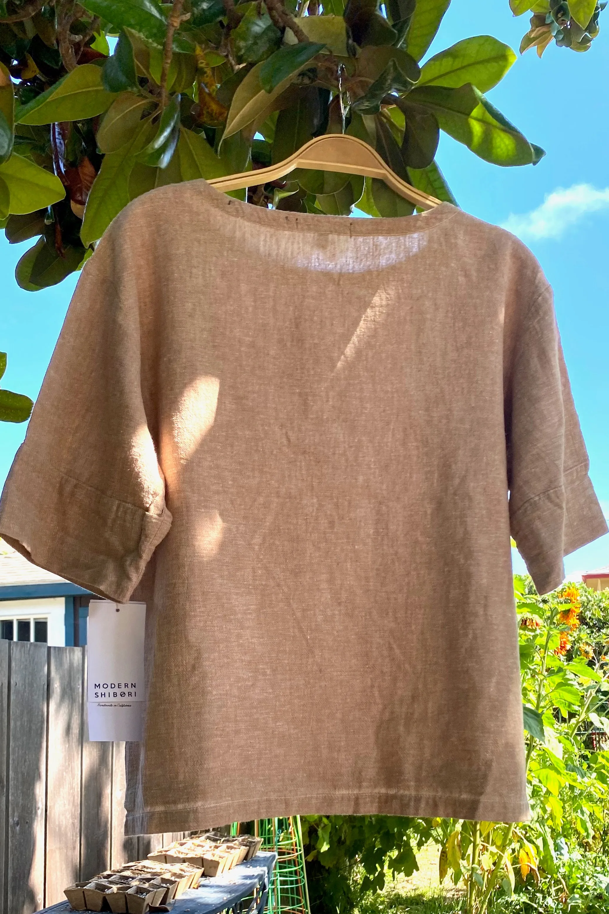 Vega Top | Organic Cotton & Hemp | Peach
