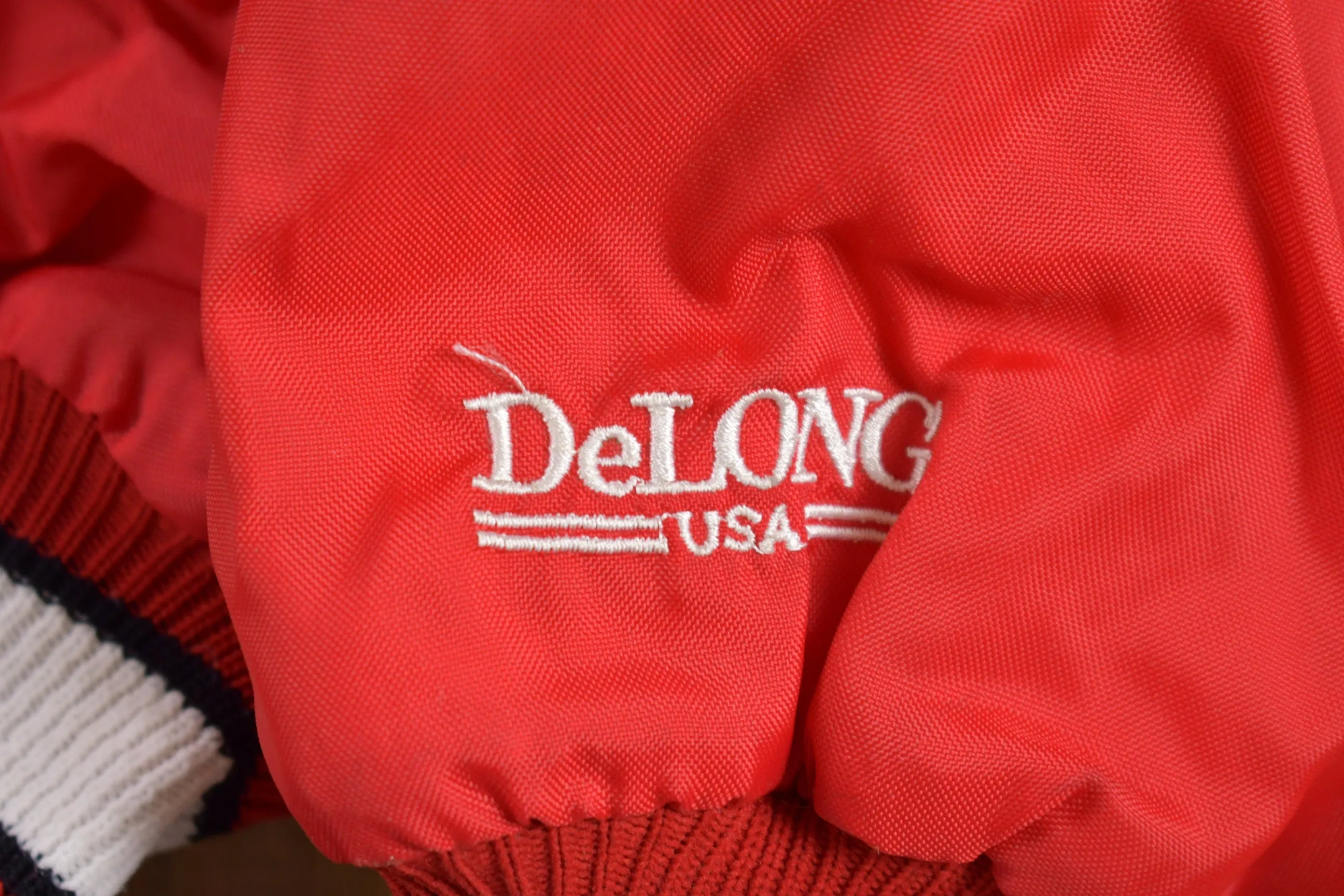 Vintage 1980s DeLong Monroe Pullover Windbreaker Jacket