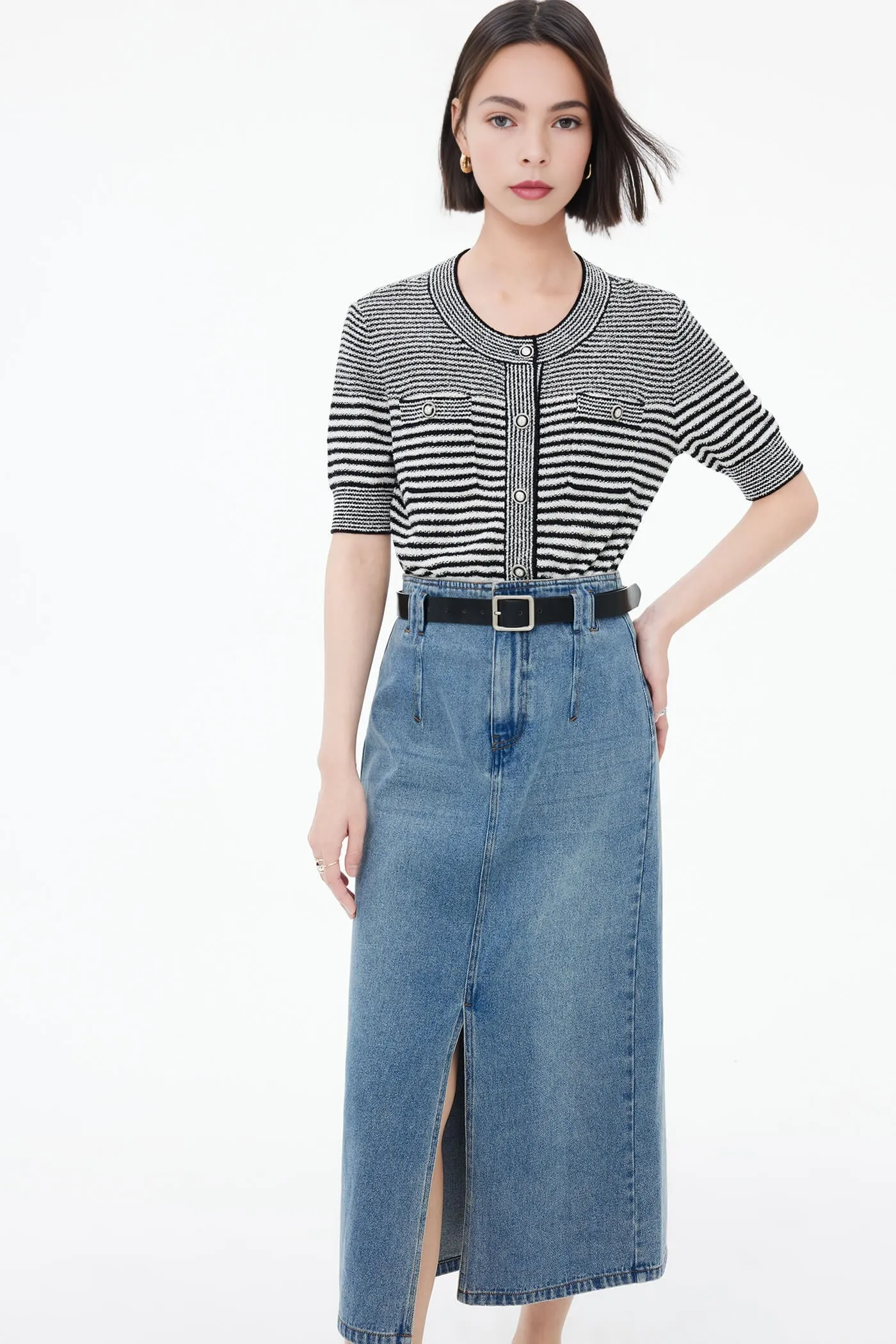 Vintage Chanel-Inspired Cardigan