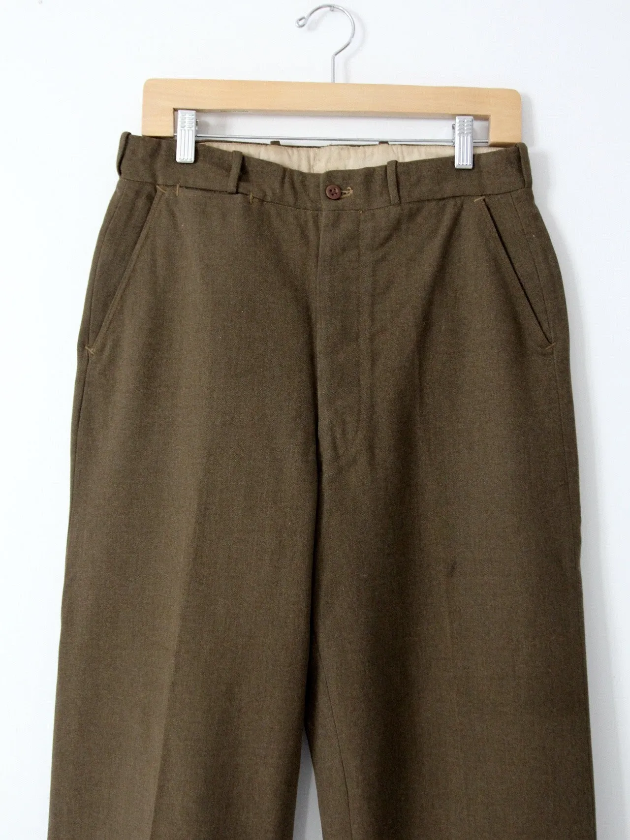 vintage US Army wool trousers