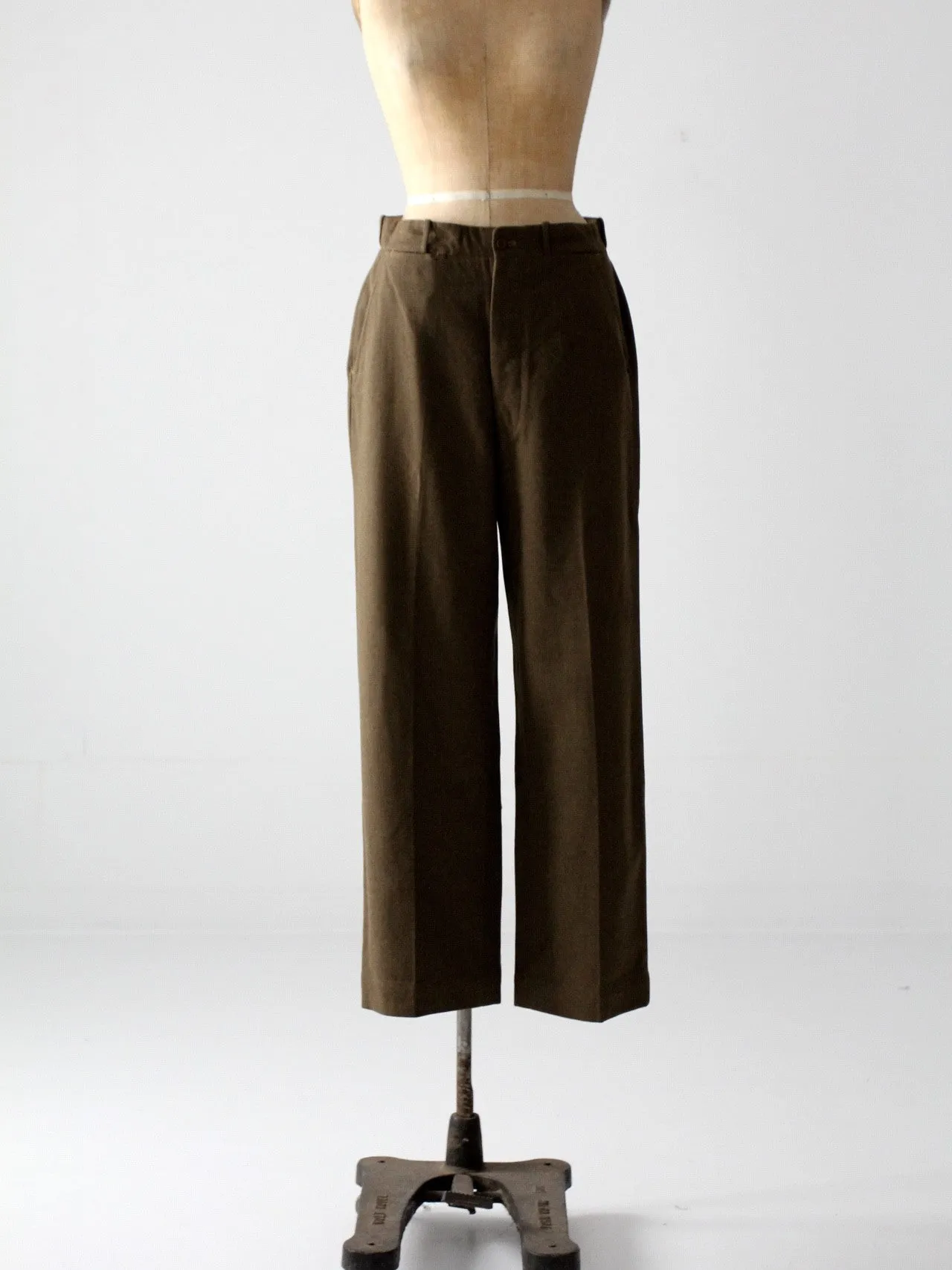 vintage US Army wool trousers