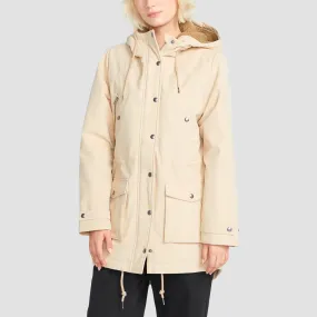 Volcom Walk On By 5K Parka Jacket Khaki - Womens