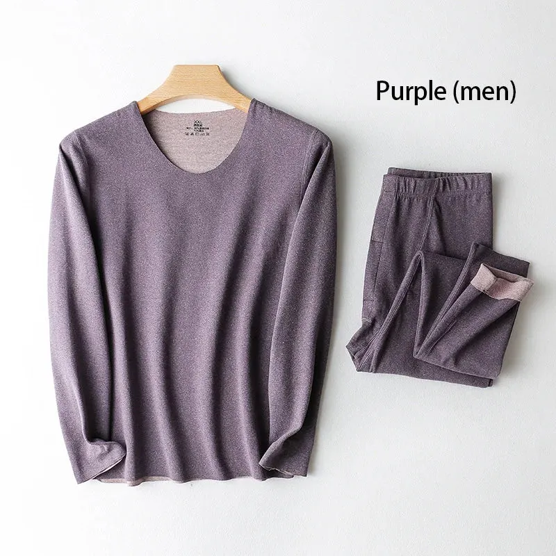 Warm Women's Winter Thermal Underwear Leggings HEATTECH Termico Underpants Tights High Waisted Long Sleeve Fleece-lined Pants
