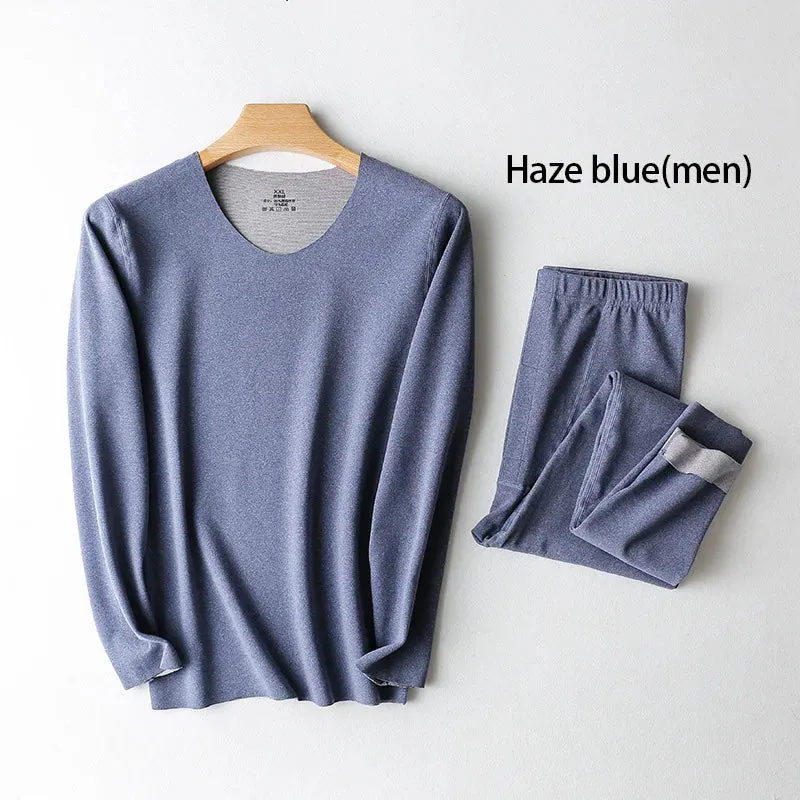 Warm Women's Winter Thermal Underwear Leggings HEATTECH Termico Underpants Tights High Waisted Long Sleeve Fleece-lined Pants