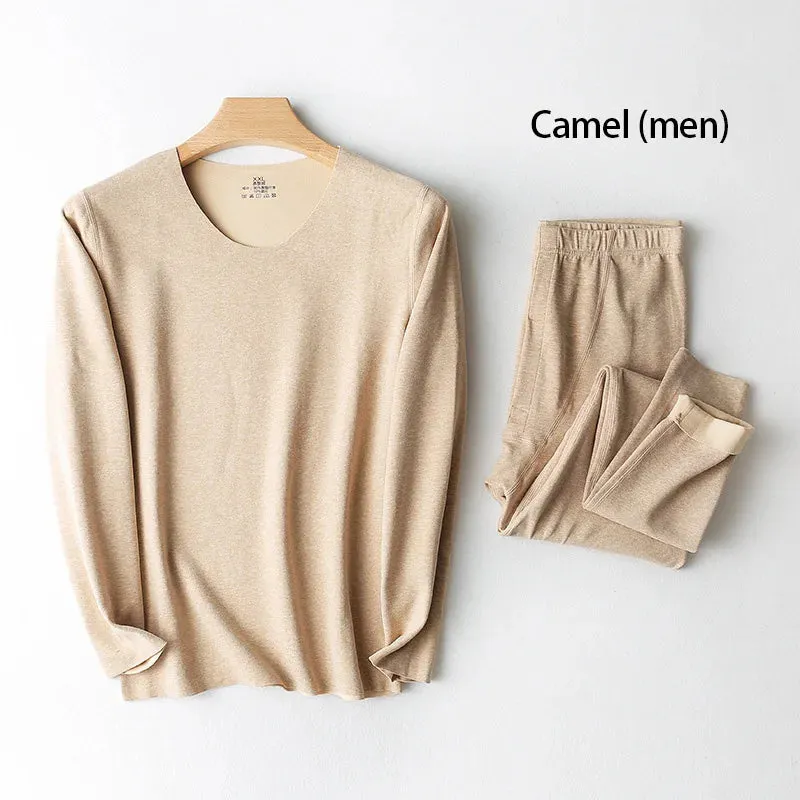 Warm Women's Winter Thermal Underwear Leggings HEATTECH Termico Underpants Tights High Waisted Long Sleeve Fleece-lined Pants