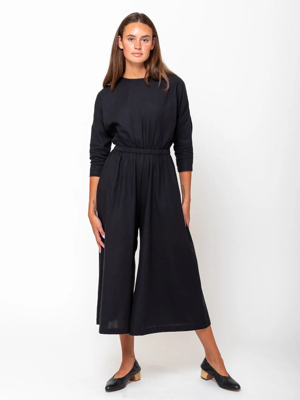 Wide Culotte Jumpsuit