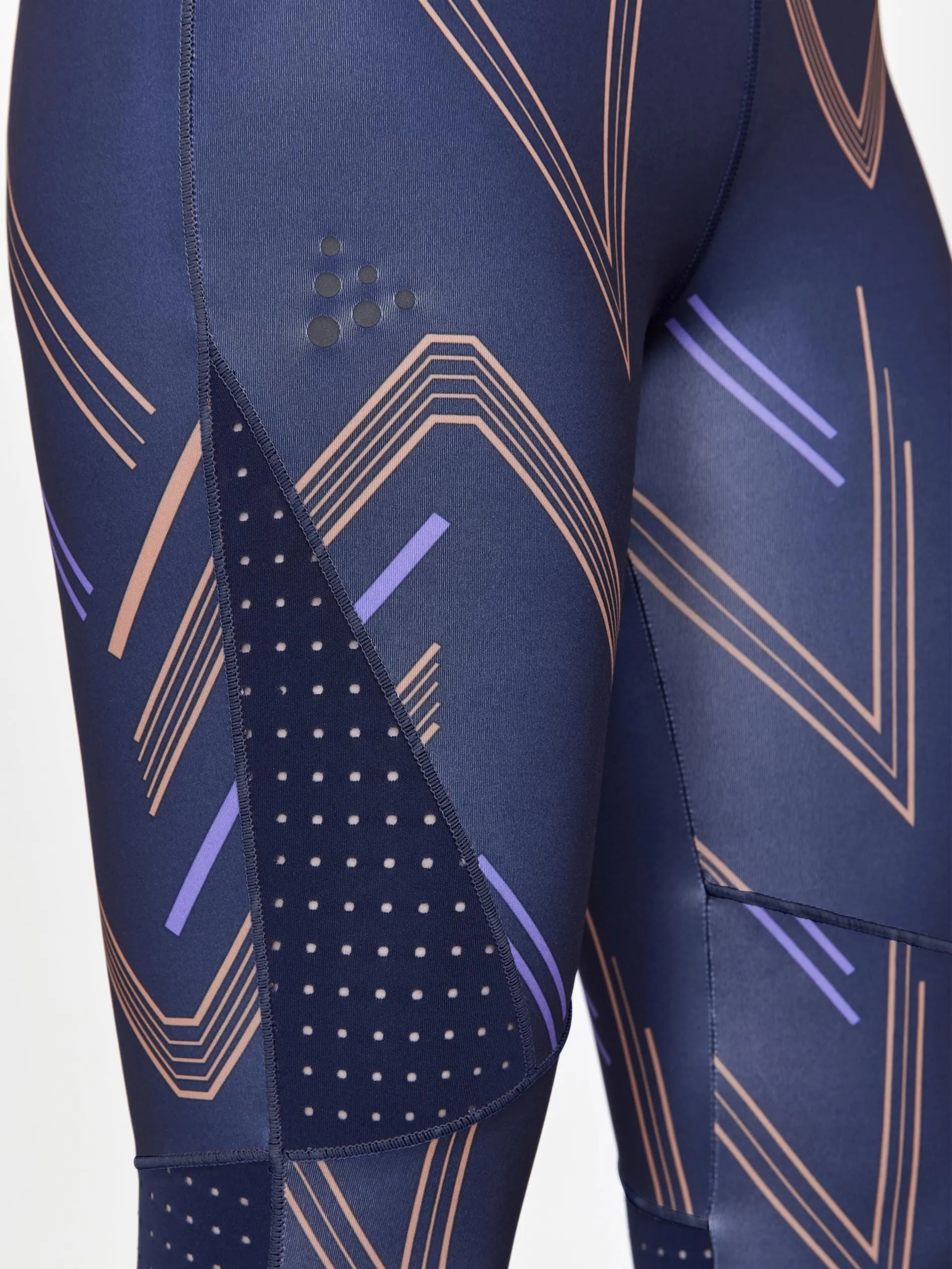 Women's PRO Charge Blocked Training Tights