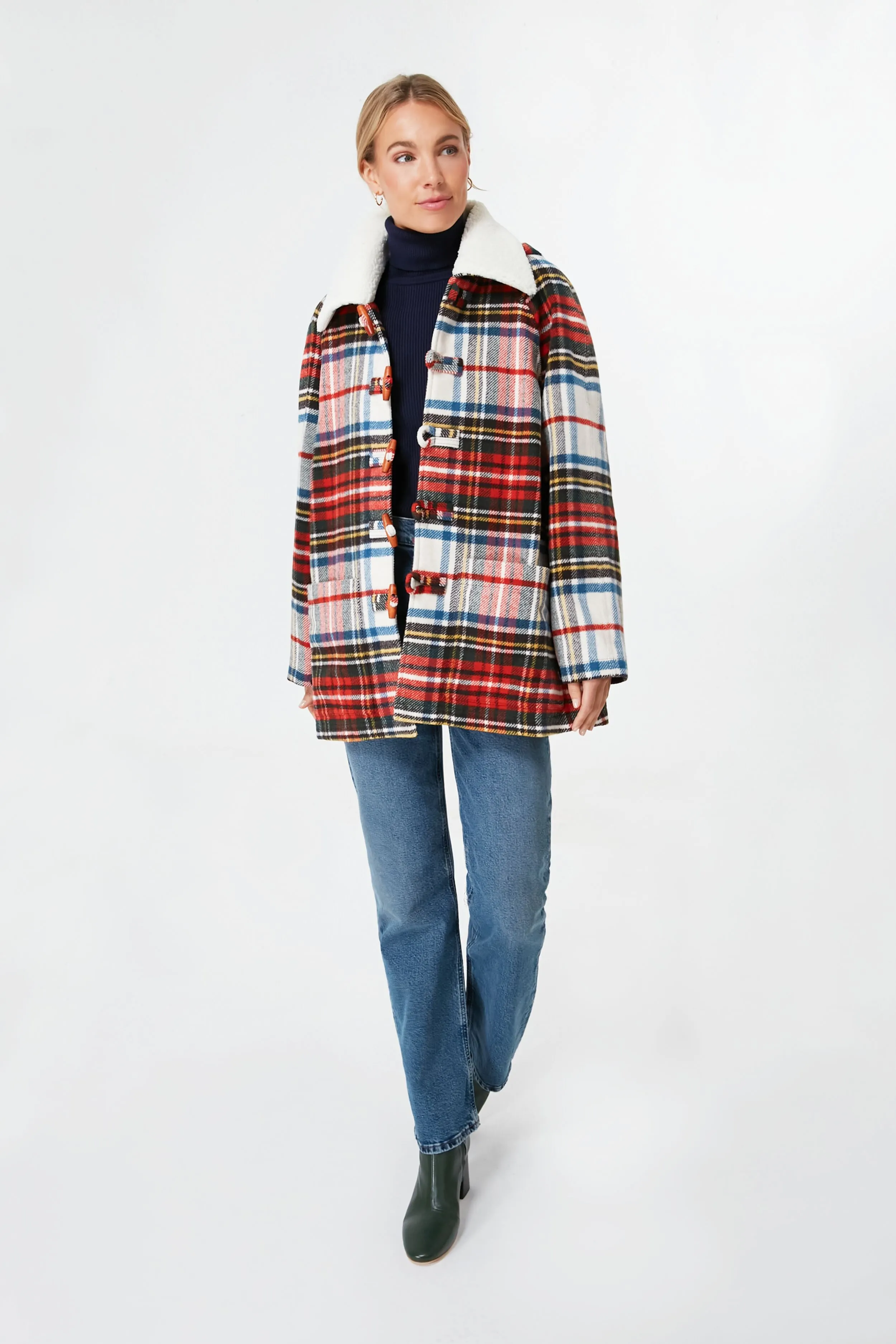 Woodsy Plaid Cabinmate Toggle Jacket